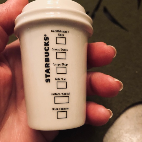 Starbucks Porcelain Holiday Ornament circa 2014 - Picture 3 of 6